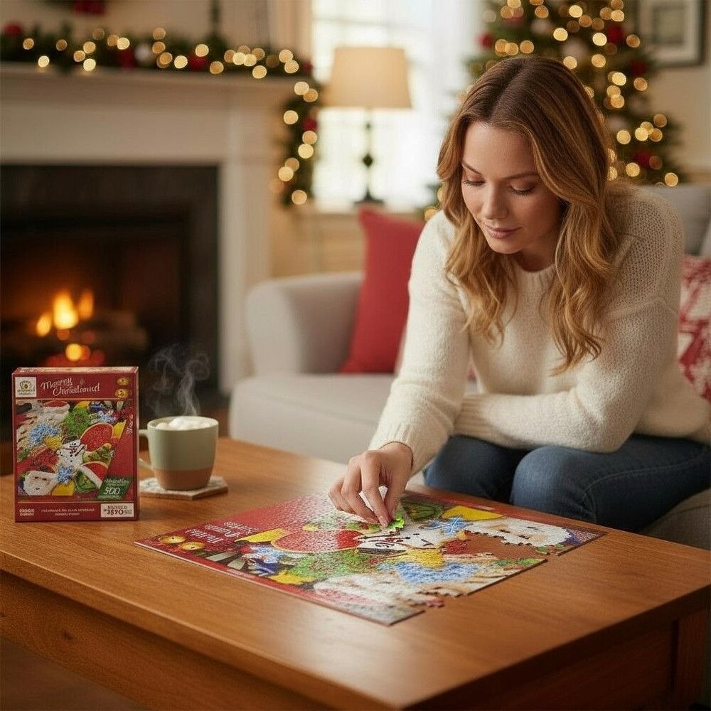 Majestic Puzzles by Springbok – Holiday Puzzle Series “Christmas Cookies” 500-Pi